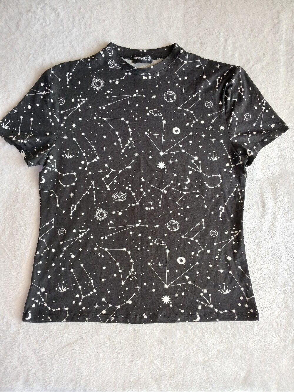 Fitted High Neck Tshirt Size Jr's XLG